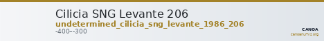 Cilicia SNG Levante 206 — CANOA