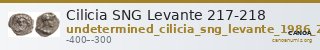 Cilicia SNG Levante 217-218 — CANOA