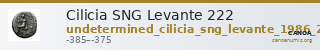 Cilicia SNG Levante 222 — CANOA