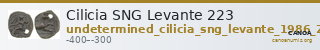 Cilicia SNG Levante 223 — CANOA