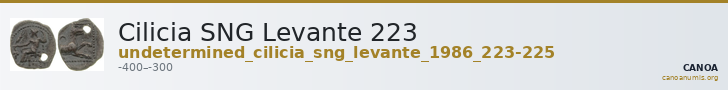 Cilicia SNG Levante 223 — CANOA