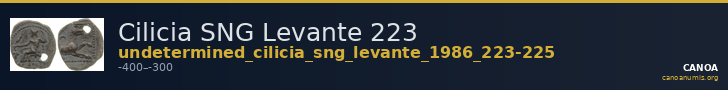 Cilicia SNG Levante 223 — CANOA