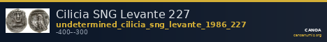 Cilicia SNG Levante 227 — CANOA