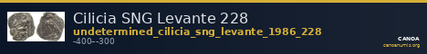 Cilicia SNG Levante 228 — CANOA