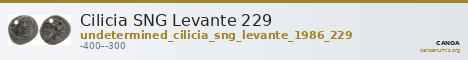 Cilicia SNG Levante 229 — CANOA