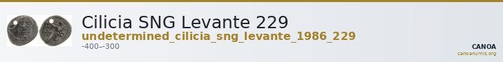 Cilicia SNG Levante 229 — CANOA