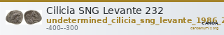Cilicia SNG Levante 232 — CANOA