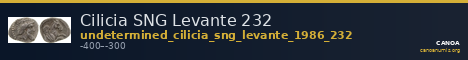 Cilicia SNG Levante 232 — CANOA