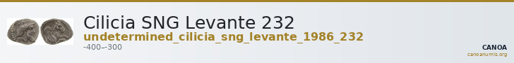 Cilicia SNG Levante 232 — CANOA