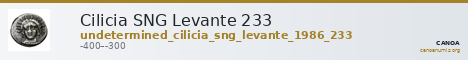 Cilicia SNG Levante 233 — CANOA