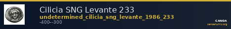 Cilicia SNG Levante 233 — CANOA