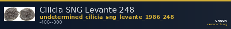 Cilicia SNG Levante 248 — CANOA