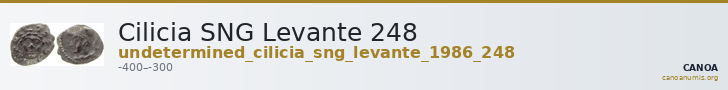 Cilicia SNG Levante 248 — CANOA
