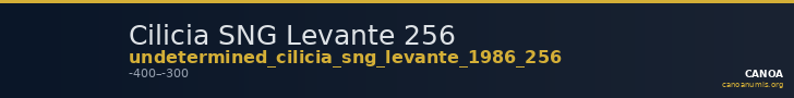 Cilicia SNG Levante 256 — CANOA