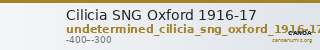 Cilicia SNG Oxford 1916-17 — CANOA