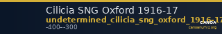 Cilicia SNG Oxford 1916-17 — CANOA