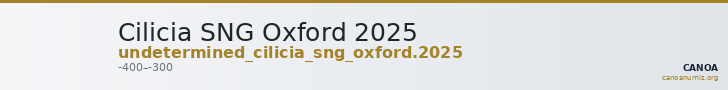 Cilicia SNG Oxford 2025 — CANOA