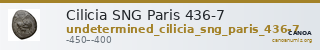 Cilicia SNG Paris 436-7 — CANOA
