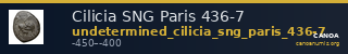 Cilicia SNG Paris 436-7 — CANOA