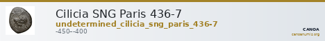 Cilicia SNG Paris 436-7 — CANOA