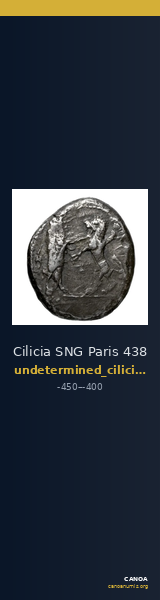 Cilicia SNG Paris 438 — CANOA
