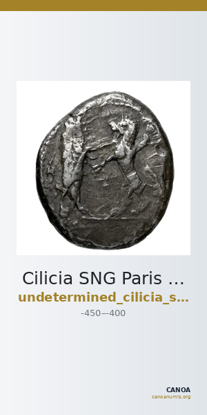 Cilicia SNG Paris 438 — CANOA