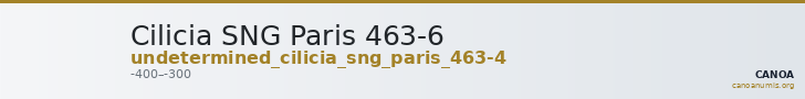 Cilicia SNG Paris 463-6 — CANOA