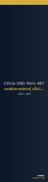 Cilicia SNG Paris 467 — CANOA