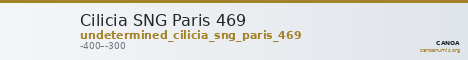Cilicia SNG Paris 469 — CANOA