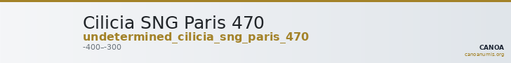 Cilicia SNG Paris 470 — CANOA