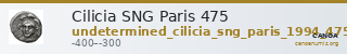 Cilicia SNG Paris 475 — CANOA