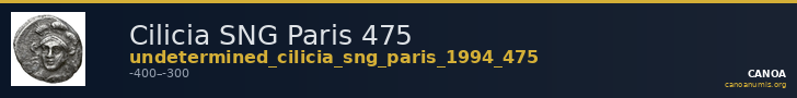 Cilicia SNG Paris 475 — CANOA