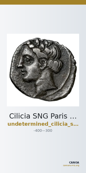 Cilicia SNG Paris 481 — CANOA