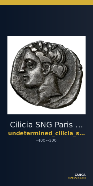 Cilicia SNG Paris 481 — CANOA