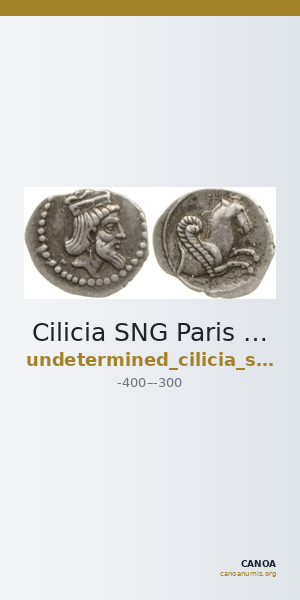 Cilicia SNG Paris 485 — CANOA