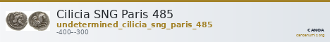 Cilicia SNG Paris 485 — CANOA