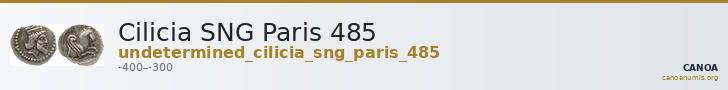 Cilicia SNG Paris 485 — CANOA