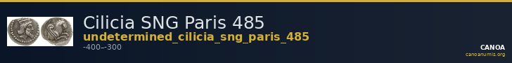 Cilicia SNG Paris 485 — CANOA