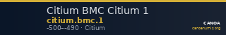 Citium BMC Citium 1 — CANOA