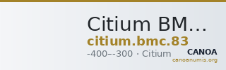 Citium BMC Citium 83 — CANOA