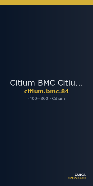 Citium BMC Citium 84 — CANOA