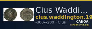 Cius Waddington 1908 15 — CANOA