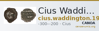 Cius Waddington 1908 17-19 — CANOA