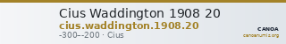 Cius Waddington 1908 20 — CANOA