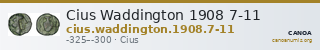 Cius Waddington 1908 7-11 — CANOA