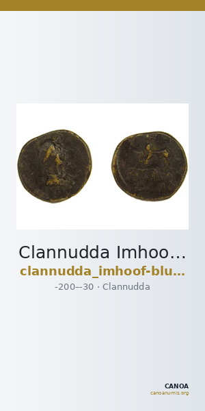 Clannudda Imhoof-Blumer 1897 2 — CANOA