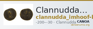 Clannudda Imhoof-Blumer 1897 2 — CANOA