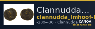 Clannudda Imhoof-Blumer 1897 2 — CANOA