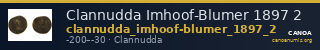 Clannudda Imhoof-Blumer 1897 2 — CANOA