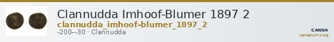 Clannudda Imhoof-Blumer 1897 2 — CANOA